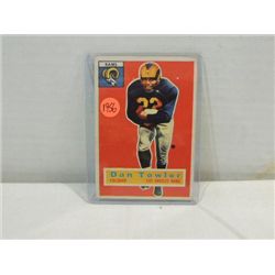 1956 TOPPS #90 FOOTBALL PLAYER CARD DAN TOWLER