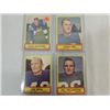 Image 1 : LOT 4 1963 TOPPS FOOTBALL PLAYER CARDS: #6, 3, 10,