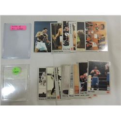 LOT 14 BOXING TRADING CARDS (5) ARE MUHAMMAD ALI