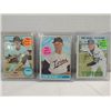 Image 1 : LOT 3 BASEBALL PLAYER CARDS: 1966 TOPPS #445, 1967