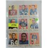 LOT 9 1959 TOPPS FOOTBALL PLAYER CARDS: #89, 160,
