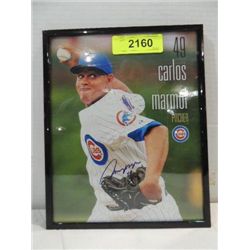 8X10 BASEBALL PHOTO AUTOGRAPHED CARLOS MARMOL