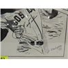 Image 2 : 25X19 BASEBALL PRINT AUTOGRAPHED CARL YASTRZEMSKI
