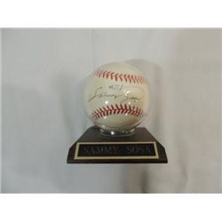 RAWLINGS BASEBALL AUTOGRAPHED SAMMY SOSA NO COA