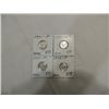 LOT 4 1941, 41D, 42, 45 UNC MERCURY DIMES