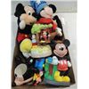 Image 1 : LOT 8 MICKEY MOUSE COLLECTIBLES: 4 PLUSH MICKEY,