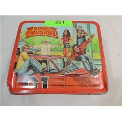 VINTAGE 1980 DUKE OF HAZZARD PRESS METAL LUNCH BOX