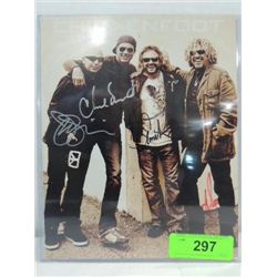 8X10 ROCK BAND PHOTO 4 AUTOGRAPHS: SAMMY HAGAR,