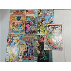 LOT 7 SILVER AGE COMICS 5 MARVEL & 2 DC: SPIDERMAN