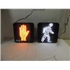 Image 1 : 12X12 SET OF 2 DIALIGHT L.E.D. HALT & WALK SIGNALS