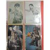 Image 3 : LOT 24 VINTAGE SPORTS & MOVIE CARDS: (10) BOXING