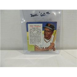 1955 RED MAN #11 BASEBALL CARD HENRY THOMPSON