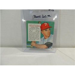1955 RED MAN #15 BASEBALL CARD GRANNY HAMNER