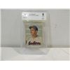 Image 1 : 1950 BOWMAN #131 GRADE BASEBALL CARD STEVE GROMEK