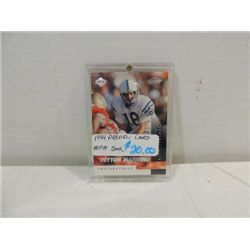 1999 PREVIEW CARD #PM FOOTBALL CARD PEYTON MANNING