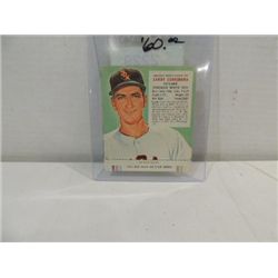1955 RED MAN #25 BASEBALL CARD SANDY CONSUEGRA