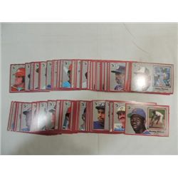 1983 DONRUSS OVERSIZED BASEBALL CARDS BUILT SET