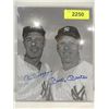 Image 1 : 8X10 BASEBALL PHOTO 2 AUTOGRAPH DIMAGGIO & MANTLE