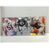 Image 1 : LOT 3 8X10 FOOTBALL PHOTO AUTOGRAPH E.J. JUNIOR,