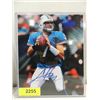 Image 2 : LOT 2 8X10 FOOTBALL PHOTO AUTOGRAPHED CHAD HENNE &