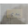 Image 1 : TY COBB CUT SIGNATURE AUTOGRAPH