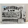 Image 1 : 16X12 METAL PRINTED SIGN MAYBERRY LAW, BARNEY FIFE