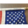 Image 2 : VINTAGE 3X2 50 STAR UNITED STATES FLAG, MAPLE POLE