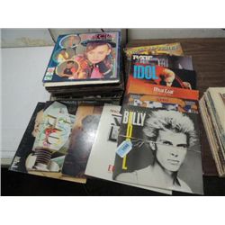 LOT 42 1980S TOP ROCK N ROLL LP ALBUMS: STYX, IDOL