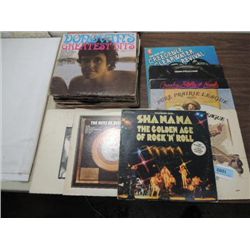 LOT 22 1960S & 70S ROCK N ROLL LP ALBUMS: DONOVAN,