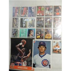 LOT 21 TRADING CARDS: 18 NASCAR DRIVERS & CARS, 1