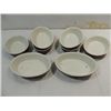 Image 1 : SET OF 8 HALL #573 CERAMIC CUSTARD BOWLS