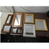 Image 1 : LOT 8 ASSORTED SIZE & STYLE WALL MIRRORS
