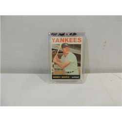 1964 TOPPS #50 BASEBALL PLAYER CARD MICKEY MANTLE