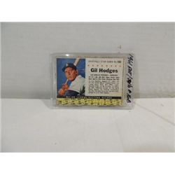 1961 POST CEREAL #168 BASEBALL CARD GIL HODGES