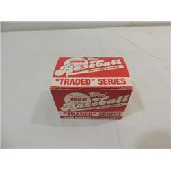 1989 TOPPS BASEBALL TRADED SERIES CARDS SET