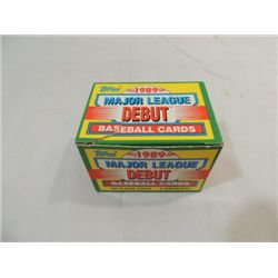 1989 TOPPS BASEBALL MAJOR LEAGUE DEBUT CARD SET