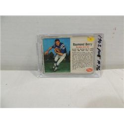 1962 POST CEREAL #76 FOOTBALL CARD RAYMOND BERRY