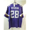 Image 1 : NIKE ON FIELD VIKINGS JERSEY #28 PETERSON