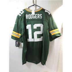 NIKE ON FIELD GREEN BAY PACKERS JERSEY #12 ROGERS