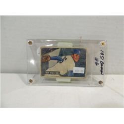 1951 BOWMAN #6 BASEBALL PLAYER CARD DON NEWCOMBE