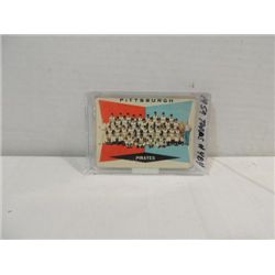 1959 TOPPS #484 BASEBALL TEAM CARD PIRATES