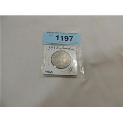 1892 US COIN UNC COLUMBIAN EXPOSITION HALF DOLLAR