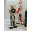 Image 2 : LOT 7 VINTAGE ASSORTED SOCCOR TROPHIES