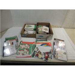HUGE SELECTION CHRISTMAS CARDS & HOLIDAY MUSIC CD.