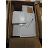 Image 4 : LOT 4 CASES 4X4 & ASSORTED SIZES WHITE WALL TILE