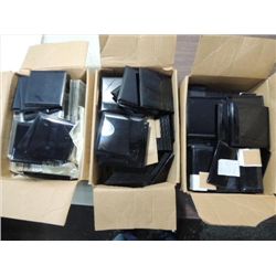 LOT 3 CASES 4X4 & 2X4 BLACK WALL TILE