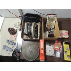 ASSORTED LOT OF HOME REPAIR ITEMS: DOOR BELL,
