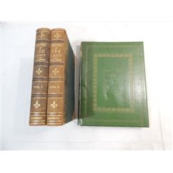 LOT 3 VINTAGE COLLECTIBLE BOOKS: 2 HISTORY OF LEE