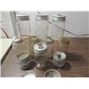 Image 2 : LOT 8 VINTAGE DREY PERFECT MASON JARS & 18