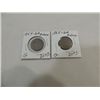 Image 1 : LOT 2 1864 & 65 CIRCULATED (G) 2 CENT COPPERS